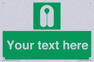 Custom sign safe condition Lifejacket